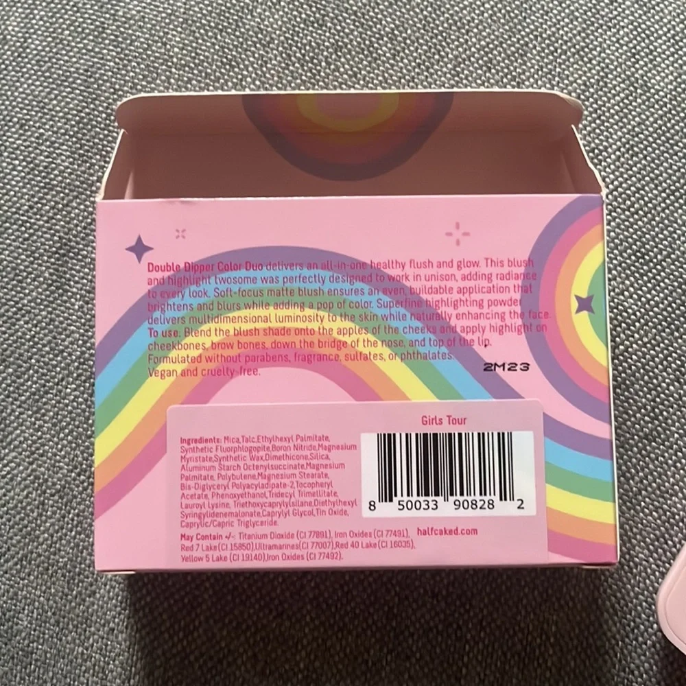 BNIB Half Caked Double Dipper Color Duo in shade Girls Tour